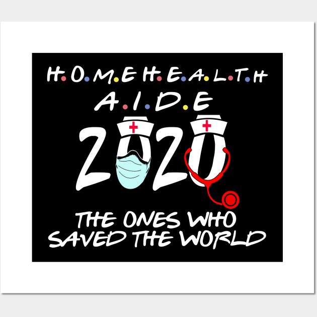 home health aide 2020 home health aide gift Wall Art by DODG99